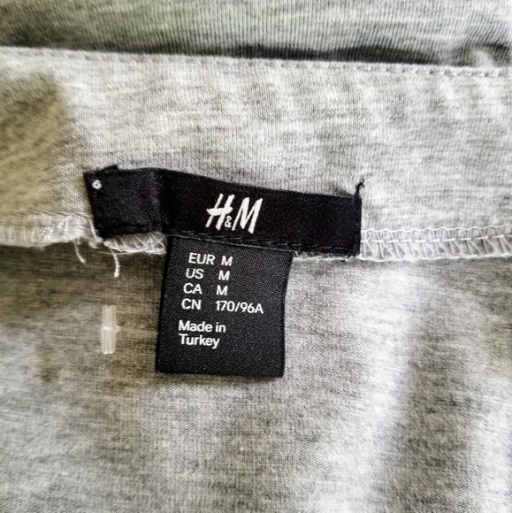 H&M || Gray Laser Cut Drawstring Midi Sun Dress - Picture 8 of 8